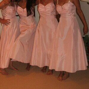 Onyx Nite Tea Length Bridesmaid Prom dress sz 8 10 12 14 16